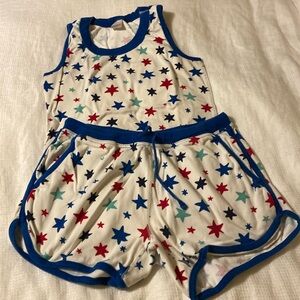 Hanna Andersson shortie pajama set